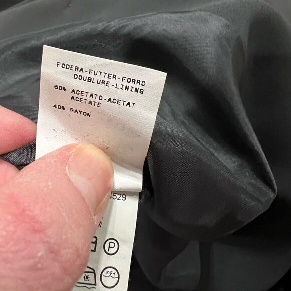 Cheap and Chic by Moschino Double Breasted Tuxedo Jacket in dark gray Size 8 - Picture 12 of 15